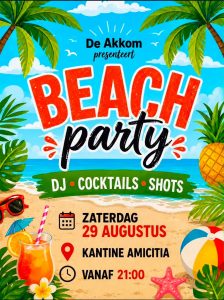 BBQ EN BEACHPARTY NA HET GN-TOERNOOI!